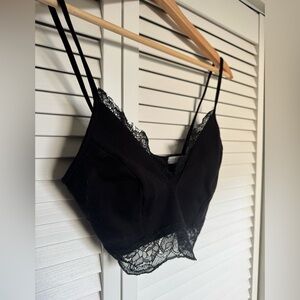 Solemio Black Lace Bralette | Small